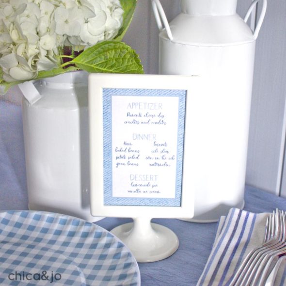 Country boy Tom Sawyer themed baby shower