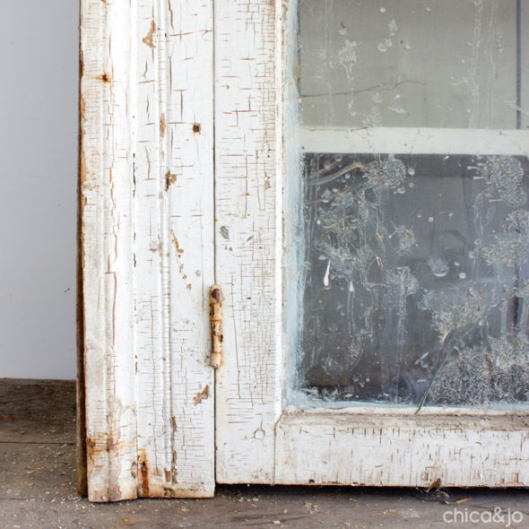 Restoring an antique hutch cabinet