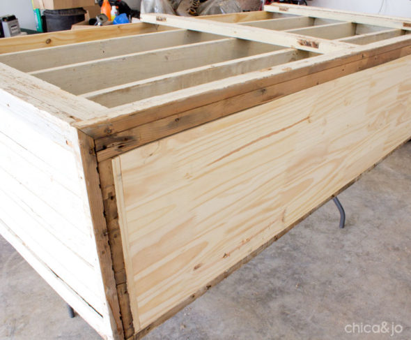 Restoring an antique hutch cabinet