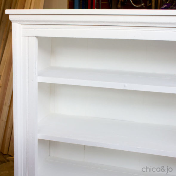 Restoring an antique hutch cabinet