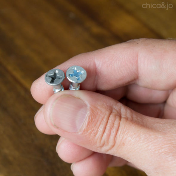 how to age new screws to match old hardware