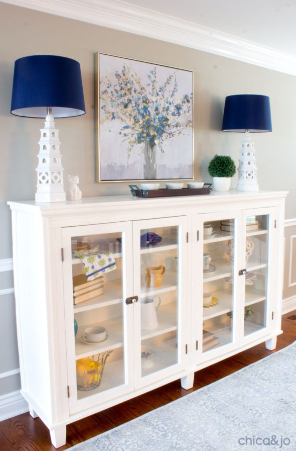 Restoring an antique hutch cabinet