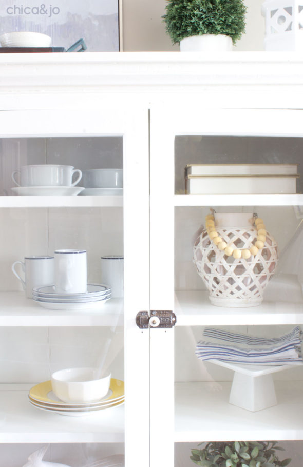 Restoring an antique hutch cabinet