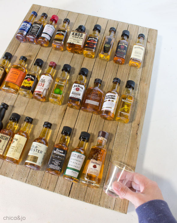 DIY bourbon Advent calendar