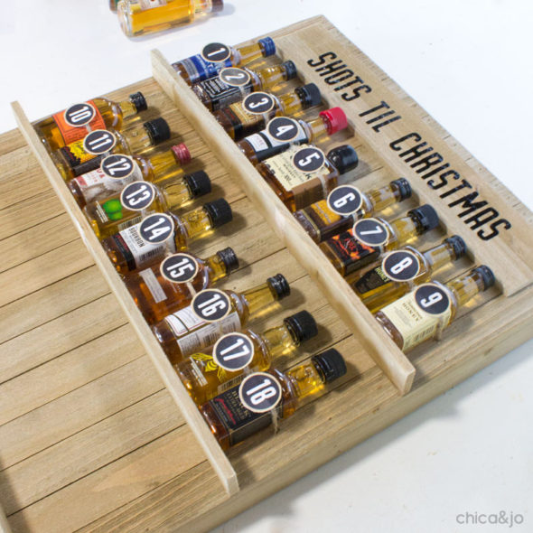 DIY bourbon Advent calendar