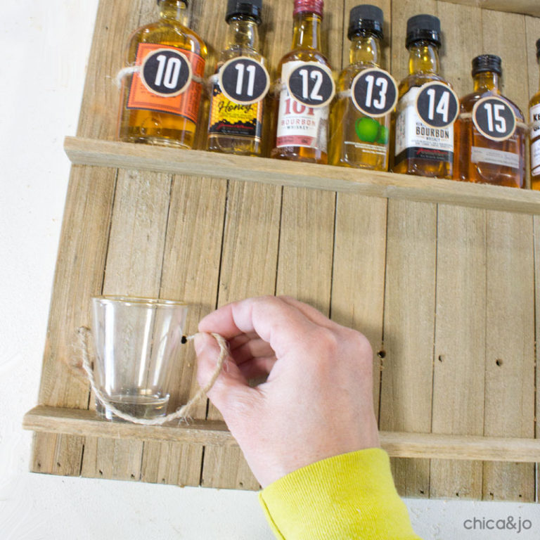 DIY Bourbon Advent Calendar Chica and Jo