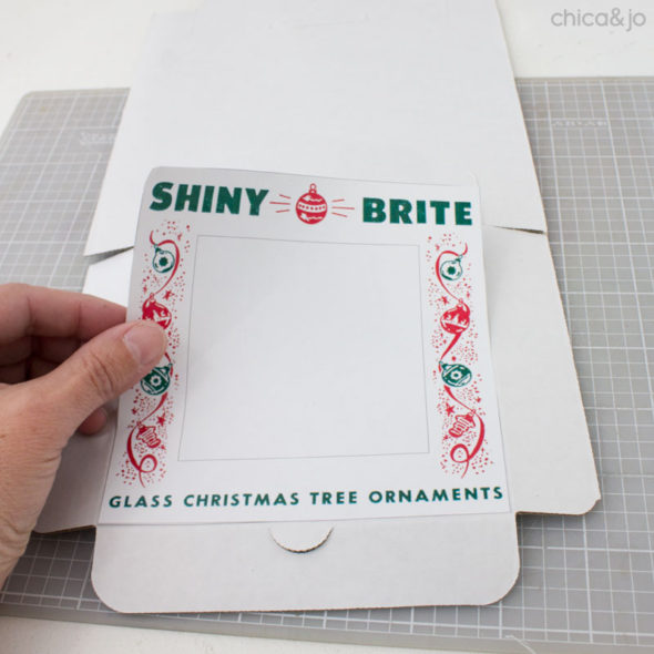 Shiny Brite vintage ornament favor boxes