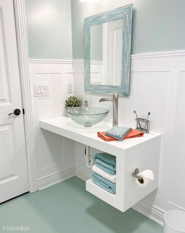 Spa-like guest bathroom makeover ideas