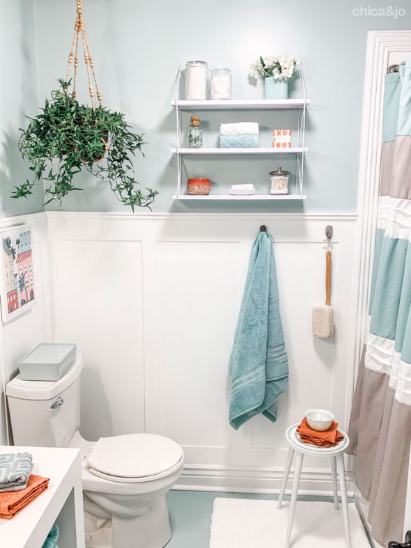 Spa-like guest bathroom makeover ideas