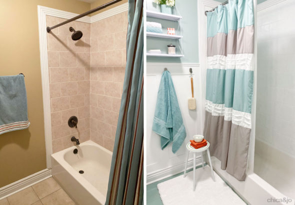 Spa-like guest bathroom makeover ideas