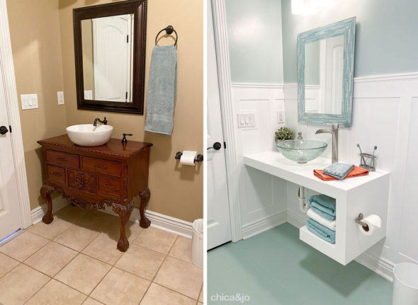 Spa-like guest bathroom makeover ideas