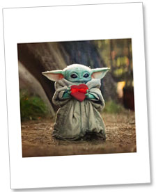 DIY Baby Yoda Valentine gift