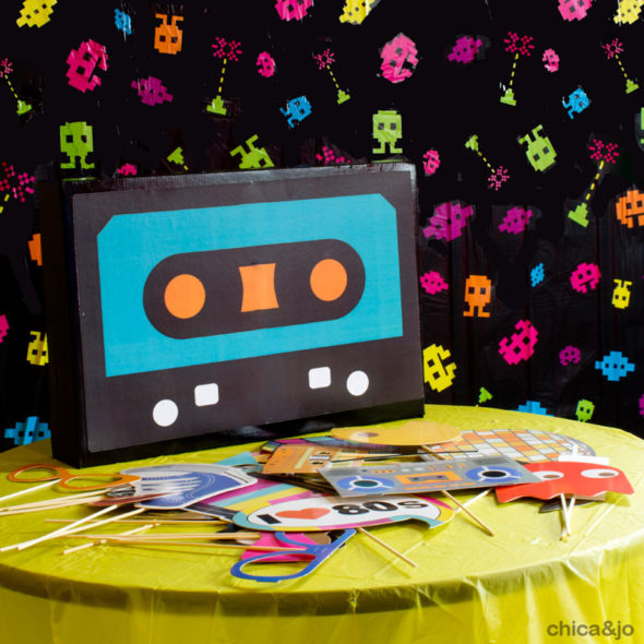 80s party planning ideas giant cassette tapes