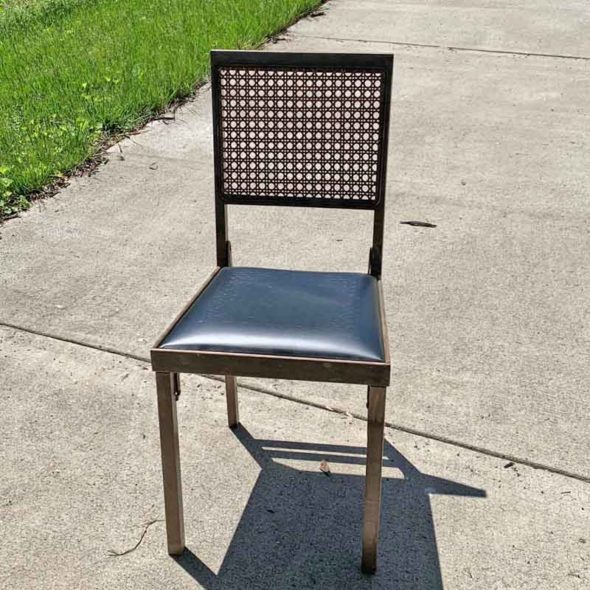 Vintage folding chair make-over