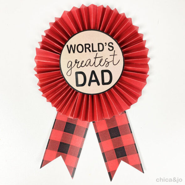 free printable Dad award ribbons for Father's Day