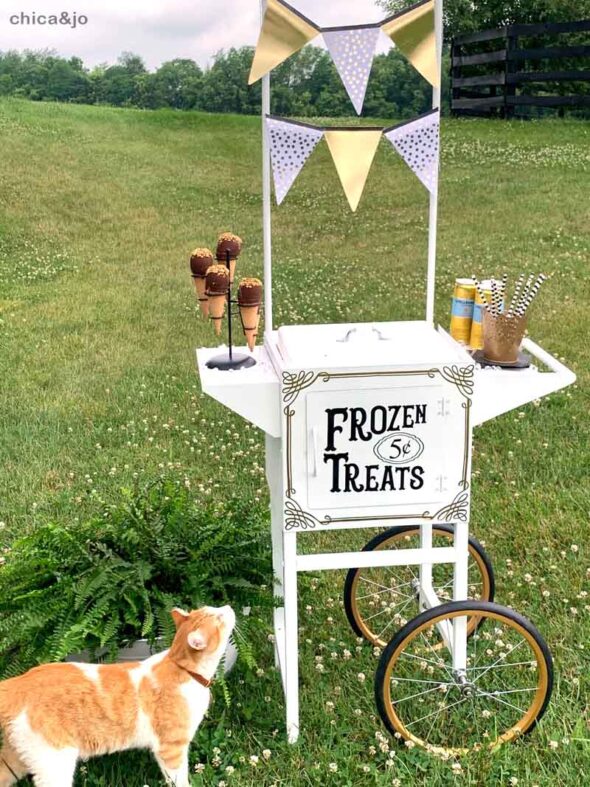 DIY ice cream cart