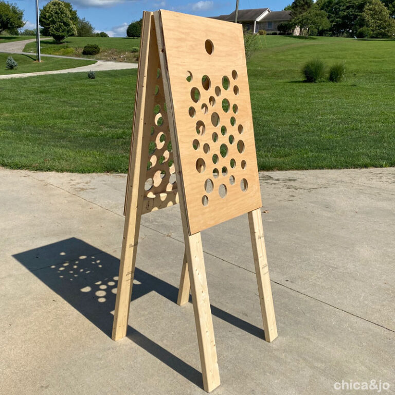 DIY Hole Maze Yard Game for Kids | Chica and Jo
