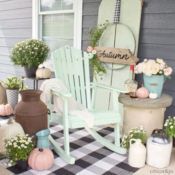 Rustic Fall Porch Decorating Ideas