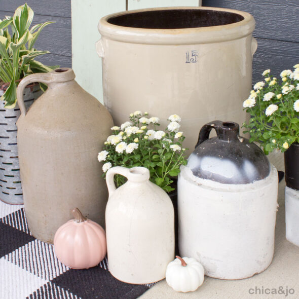 Rustic fall porch decor ideas