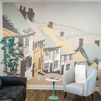 Tips for Hanging a Wall Mural