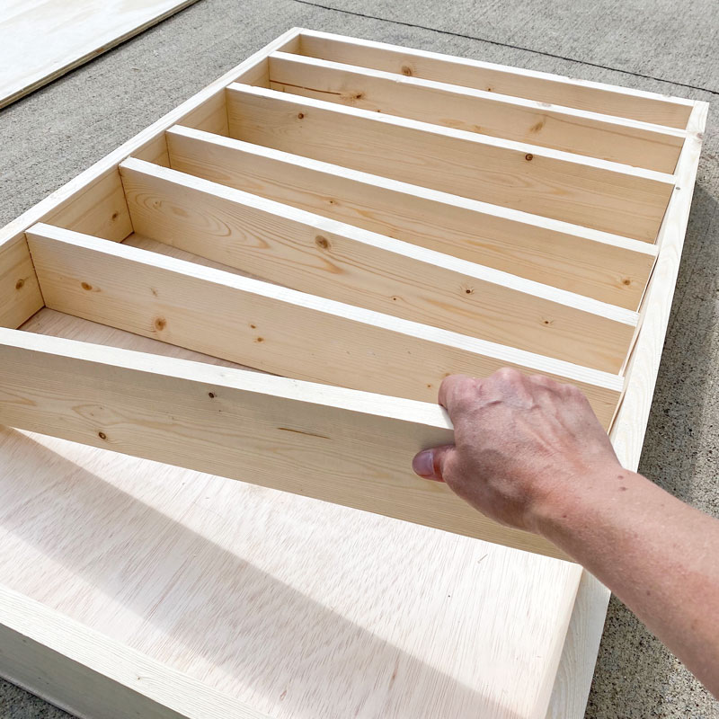 DIY Hardware and Spray Paint Organizer Cabinet