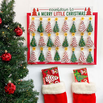 Little Debbie Christmas Tree Advent Calendar