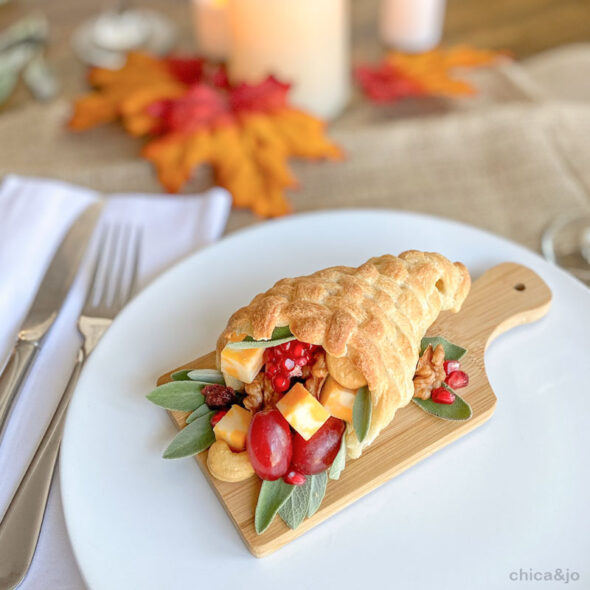 Mini Bread Cornucopia for Thanksgiving Place Settings