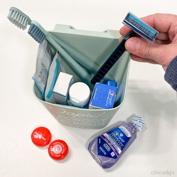 Guest bath toiletries and first aid kit