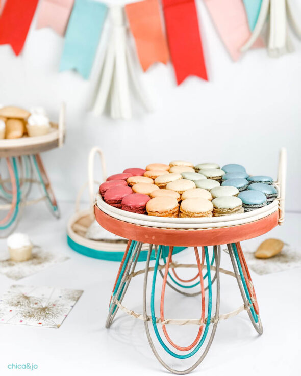 Dessert stands made from Target Dollar Spot items