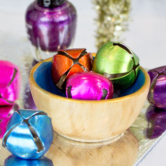 Colored Jingle Bells for Crafts