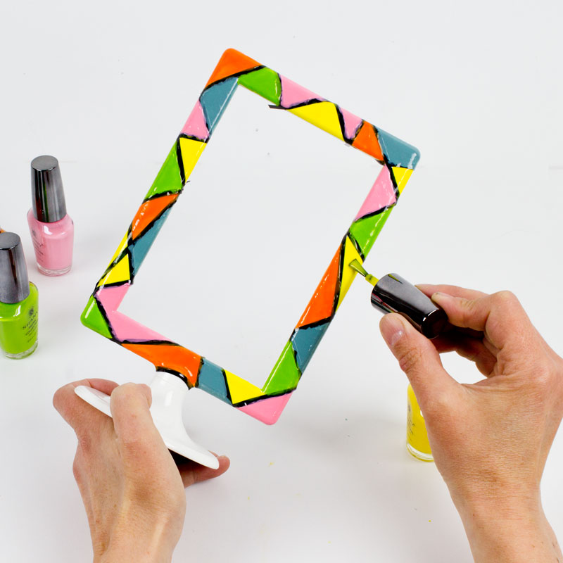 Decoupage Tissue Paper Frames - Crafty Chica