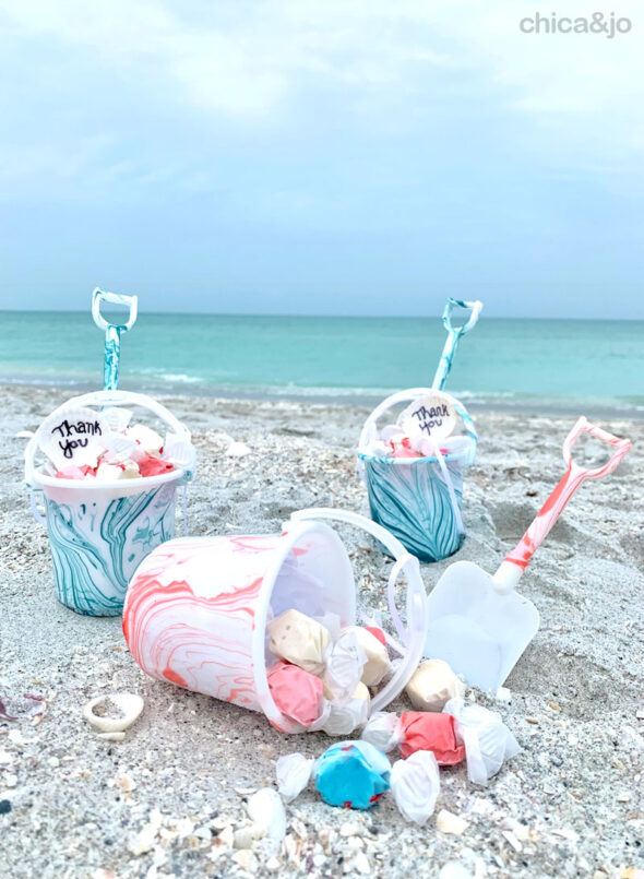 Beach themed wedding favors