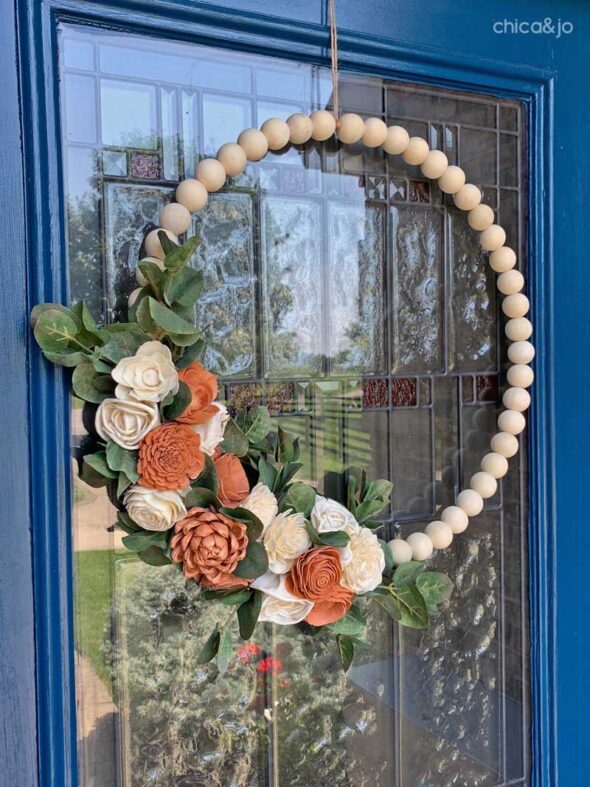 Recycle bridal bouquets into a floral wreath
