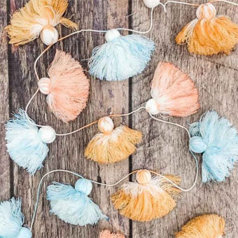 Dip-dyed Custom Boho Garland