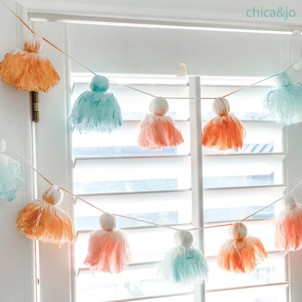 Dip-dyed Custom Boho Garland