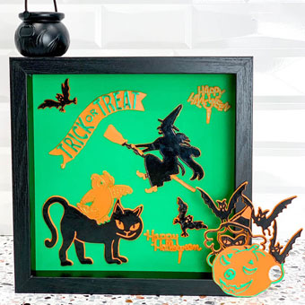 Crafting with Vintage Halloween Clip Art