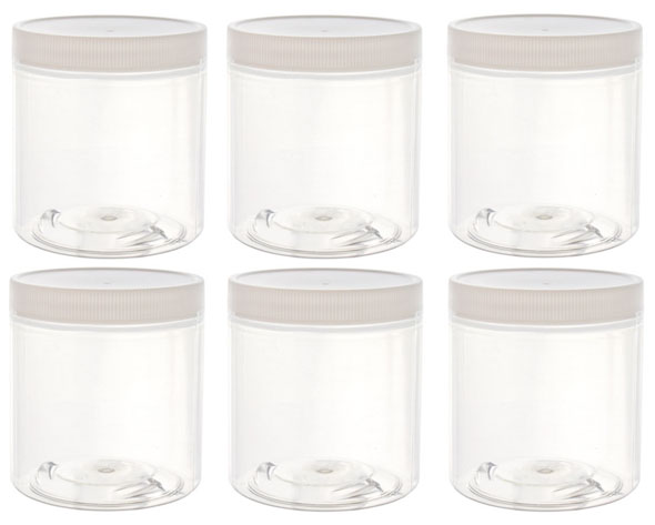 8oz plastic jars