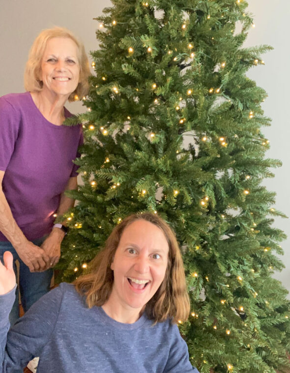 Portuguese tile themed Christmas tree