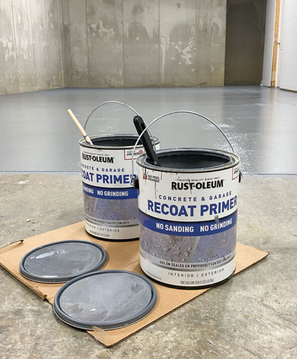 How to finish a garage floor with Rust-Oleum RockSolid