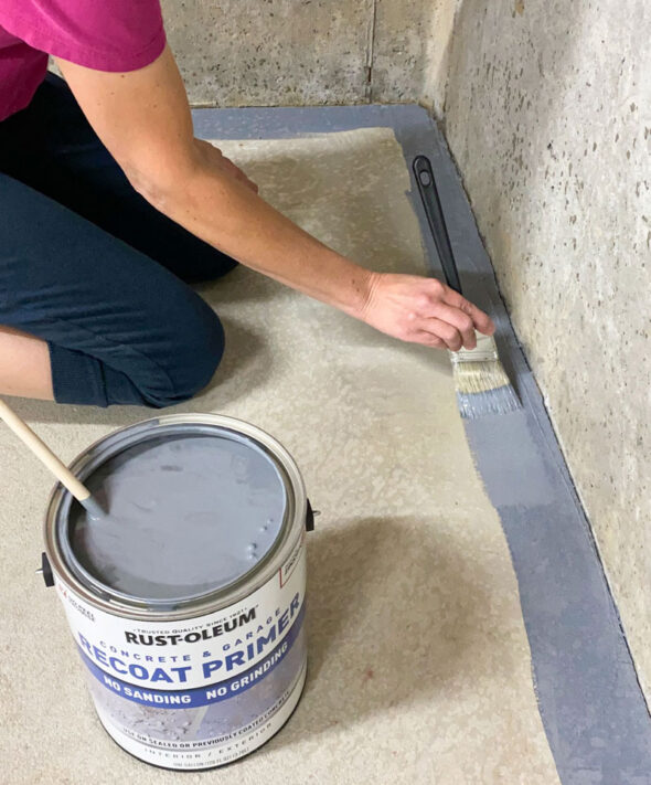 How to finish a garage floor with Rust-Oleum RockSolid