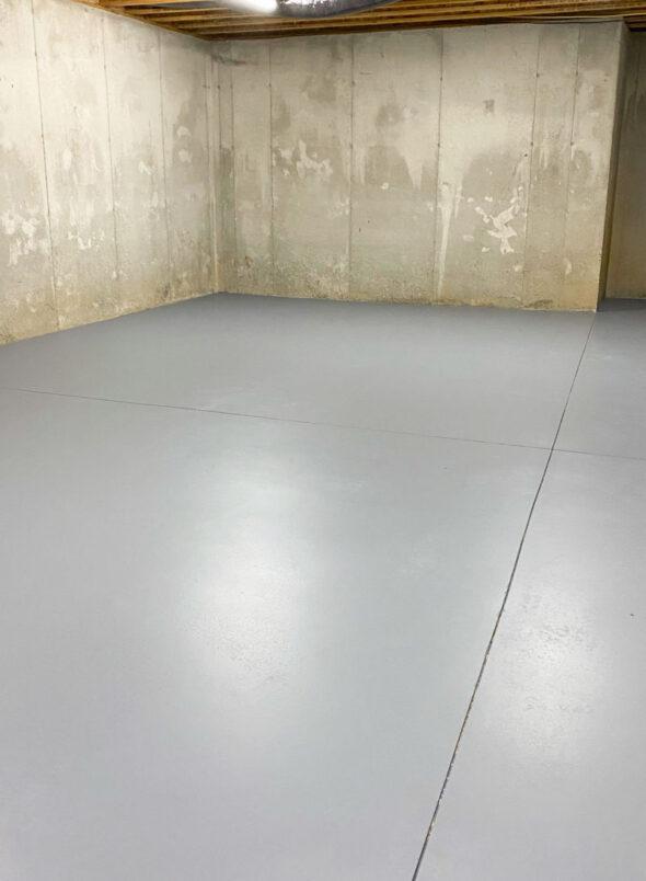 How to finish a garage floor with Rust-Oleum RockSolid