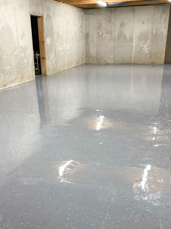 How to finish a garage floor with Rust-Oleum RockSolid