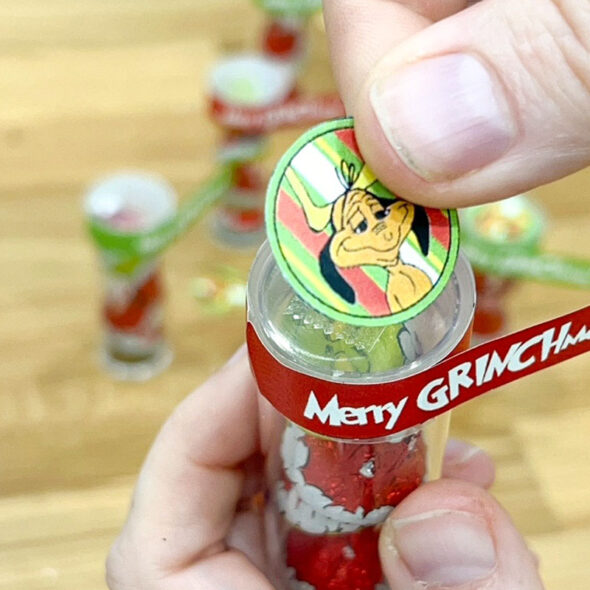 Unique Grinch themed Christmas party favors