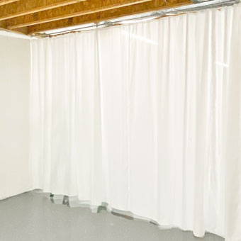 How to Hide a Storage Area with Curtains