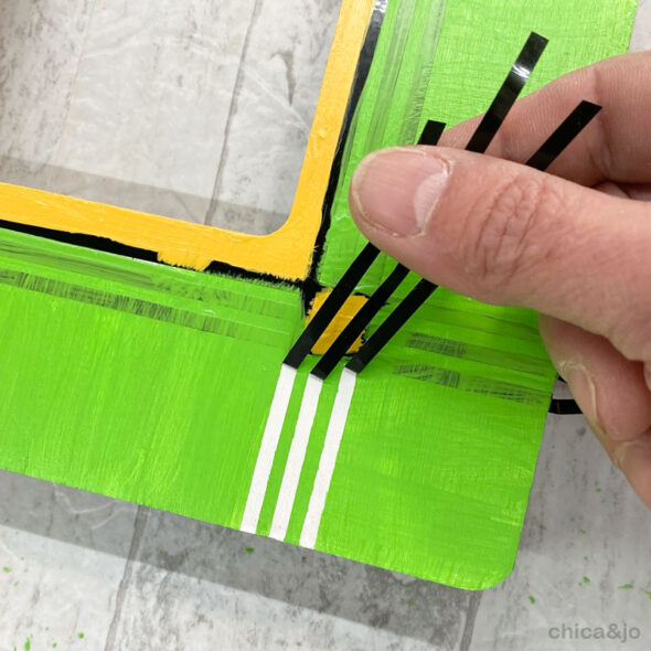 Get ultra-thin masking tape lines with whiteboard grid tape