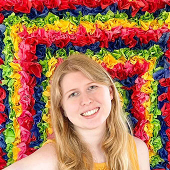 Colorful Tissue Paper Photo Backdrop