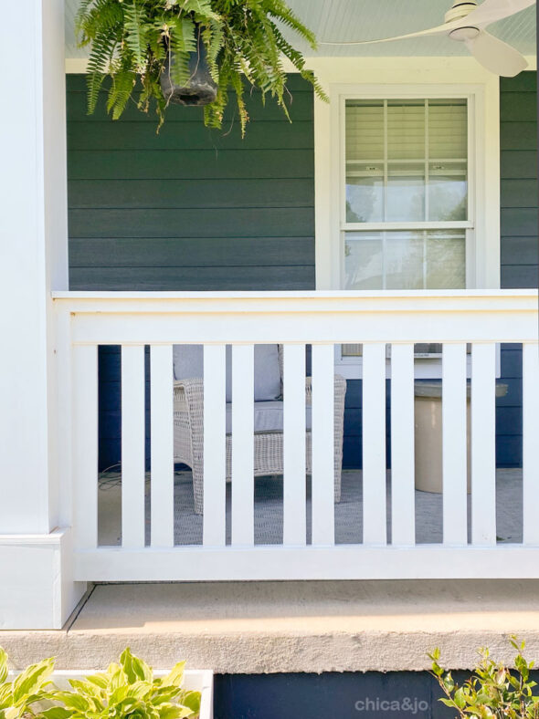 build plans for modern porch rail design