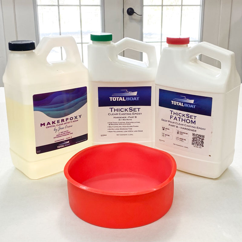 Totalboat TableTop 2 part Epoxy Resin - Crystal Clear - 1 gal 