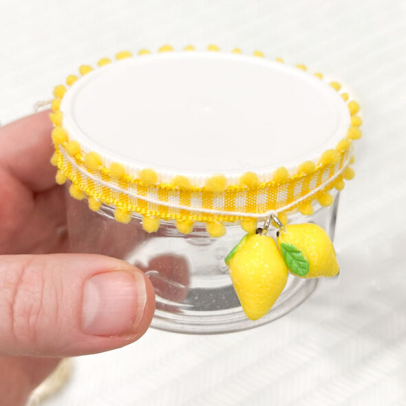 lemon curd jars diy lemon themed party favors