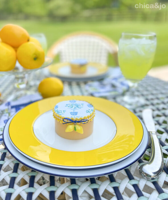 lemon curd jars diy lemon themed party favors